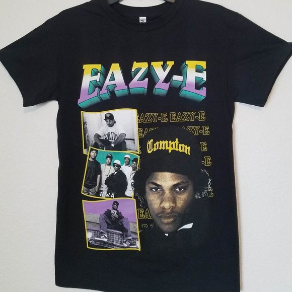 New "Eazy-E Colored Pictures" Unisex Silkscreen  Shirt. Available From Small-3XL - Picture 1 of 2